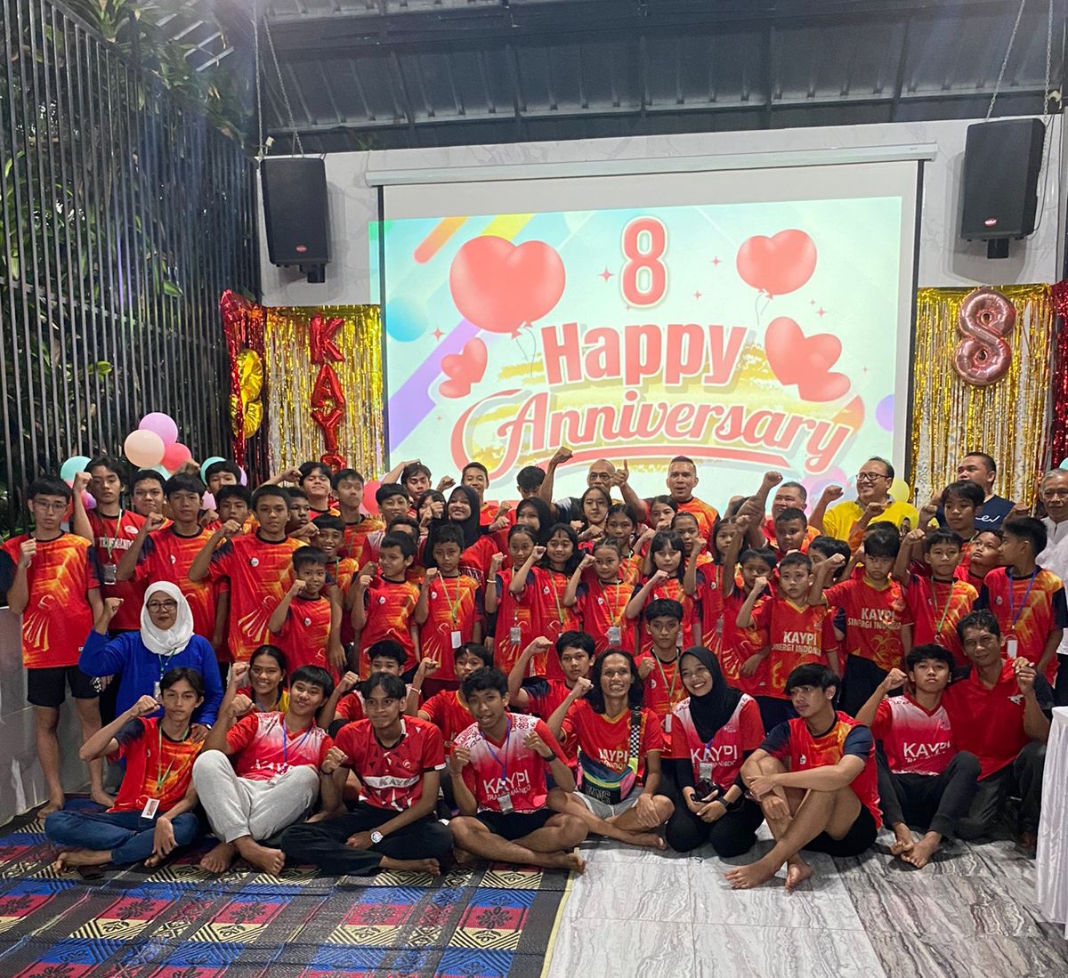 8TH HAPPY ANNIVERSARY, KAYP1 BADMINTON CLUB ADAKAN FAMILY GATHERING